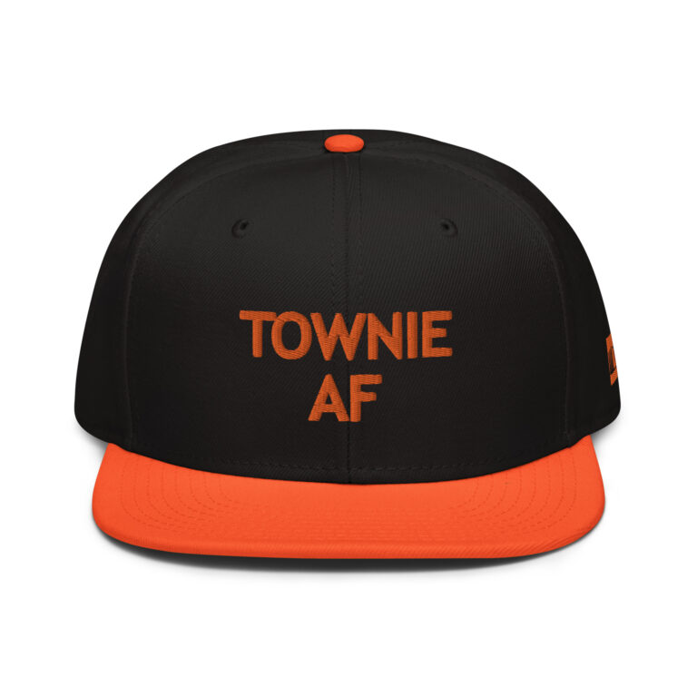 TOWNIE AF - as from snapback hat black/orange
