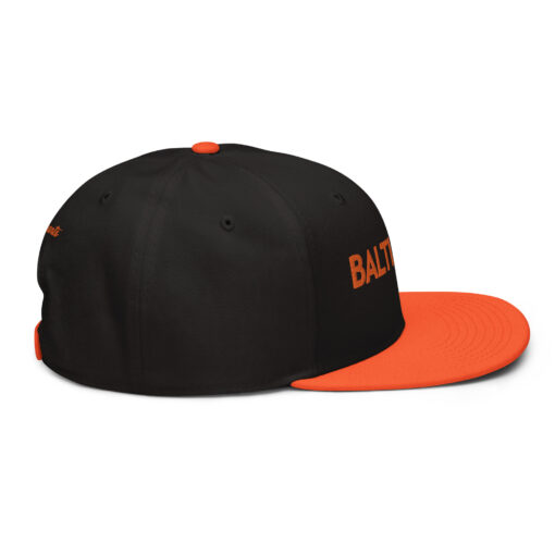 baltimore af - "as from" snapback hat black/orange - Image 7