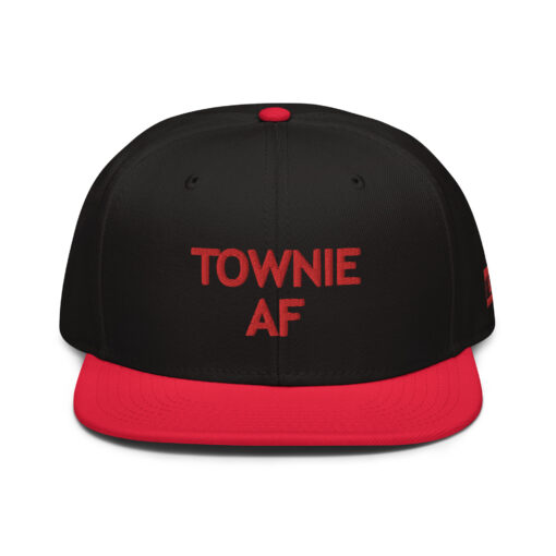 townie af - "as from" snapback hat black/red