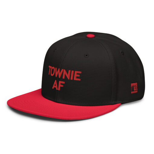 townie af - "as from" snapback hat black/red - Image 3