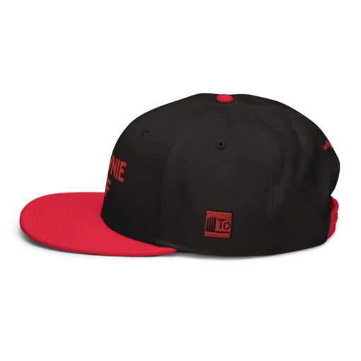 townie af - "as from" snapback hat black/red - Image 4