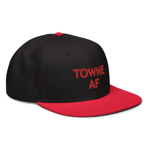 townie af - "as from" snapback hat black/red - Image 5