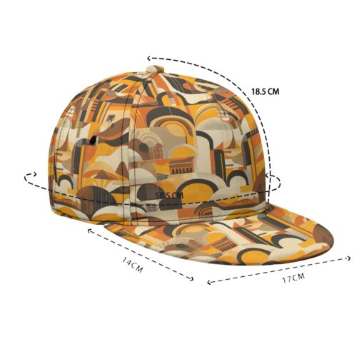 snapback rally cap – san diego brown/gold rallyprint - Image 5