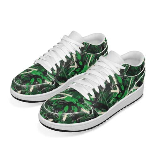 men's first flight low top kicks - new york green/white/black - Image 4