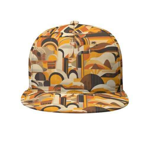 snapback rally cap – san diego brown/gold rallyprint - Image 2