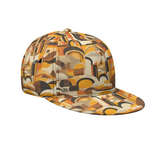 snapback rally cap – san diego brown/gold rallyprint - Image 3