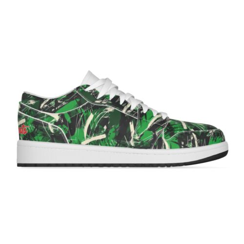 men's first flight low top kicks - new york green/white/black - Image 3