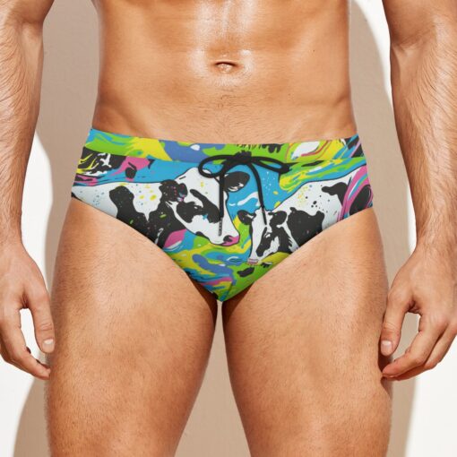 men's drawstring swim briefs - cowabunga harbor race