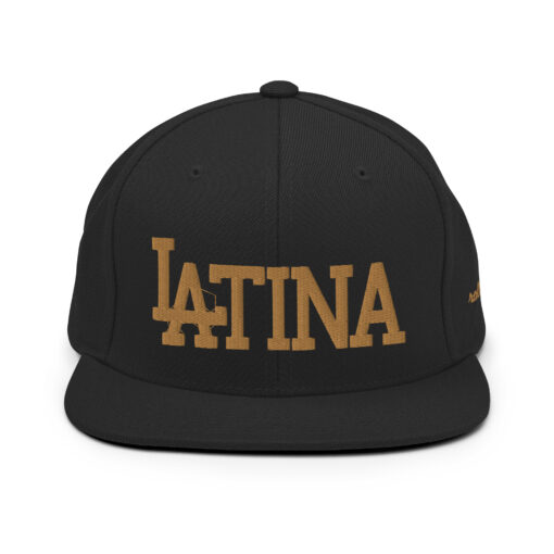 LATINA - snapback hat by rallypants black/gold