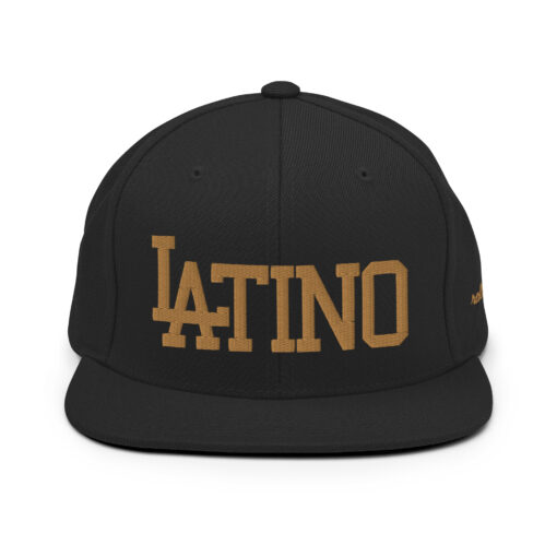 LATINO - snapback hat by rallypants black/gold