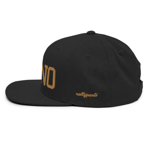 LATINO - snapback hat by rallypants black/gold - Image 4