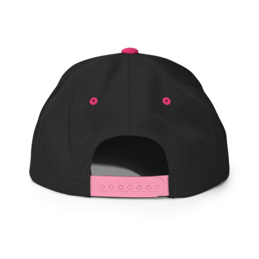 LATINA - snapback hat by rallypants black/flamingo pink - Image 2