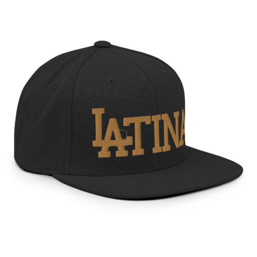 LATINA - snapback hat by rallypants black/gold - Image 5