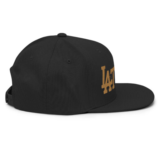 LATINA - snapback hat by rallypants black/gold - Image 6