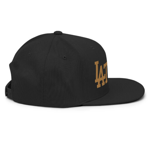 LATINO - snapback hat by rallypants black/gold - Image 6