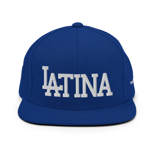 LATINA - snapback hat by rallypants blue/white