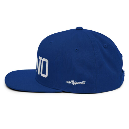 LATINO - snapback hat by rallypants blue/white - Image 4