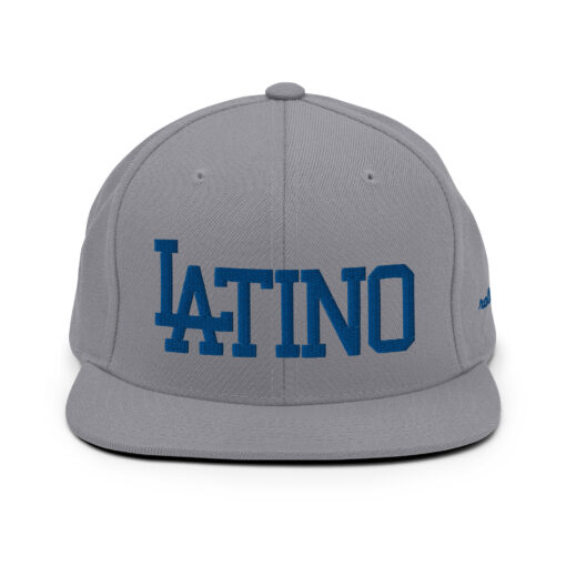 LATINO - snapback hat by rallypants grey/blue