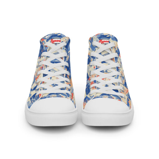 high top canvas shoes - los angeles blue/white/red rallyprint - Image 11