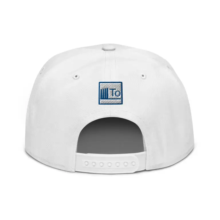 COW HARBOR AF - always fan snapback hat white/blue - Image 2
