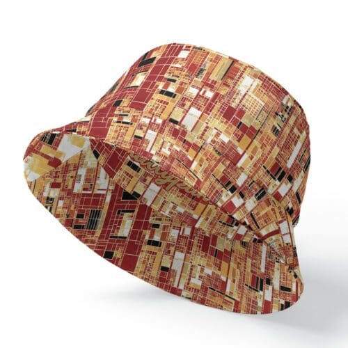 bucket hat – san francisco gold/red/black rallyprint - Image 2