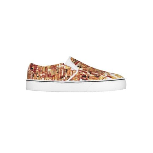 men's slip on sneakers - san francisco gold/red/black rallyprint - Image 2