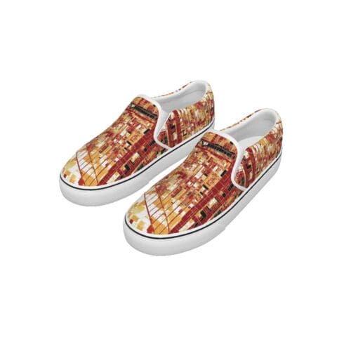 men's slip on sneakers - san francisco gold/red/black rallyprint - Image 5