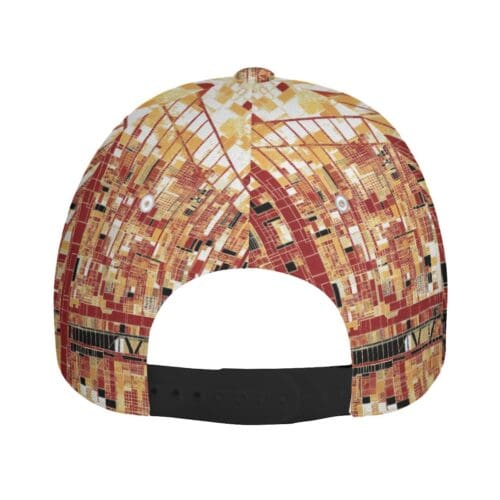 dad cap with box - san francisco red/gold/black rallyprint - Image 2