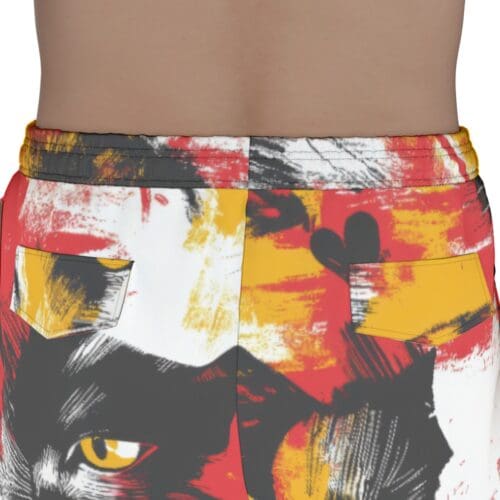 men's lightweight cargo pants - kansas city red/gold/white/cats rallyprint - Image 4