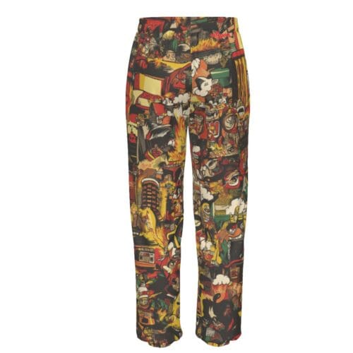 unisex premium cotton sweatpants - kansas city arcade fire red/gold/white rallyprint