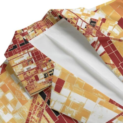 men's casual blazer - san francisco gold/red/black rallyprint - Image 3