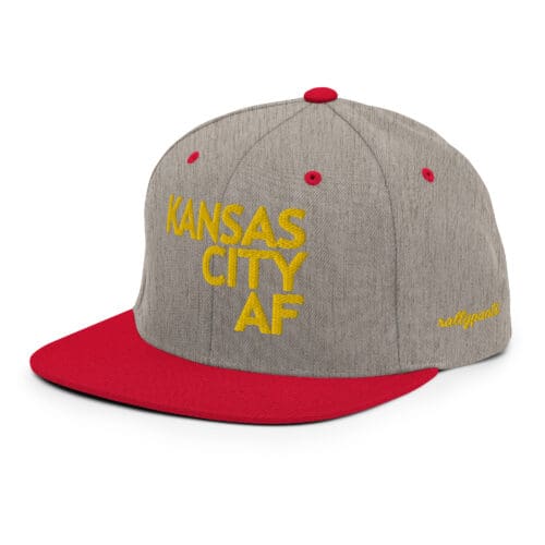 kansas city af – “as from” snapback hat red/gold - Image 9