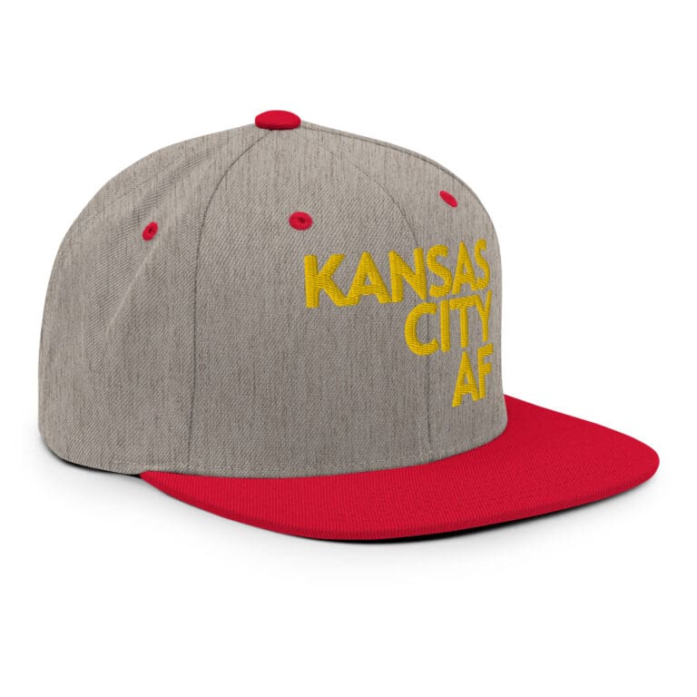 KANSAS CITY AF - always fan snapback hat red/gold - Image 11