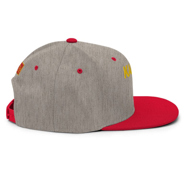 KANSAS CITY AF - always fan snapback hat red/gold - Image 12