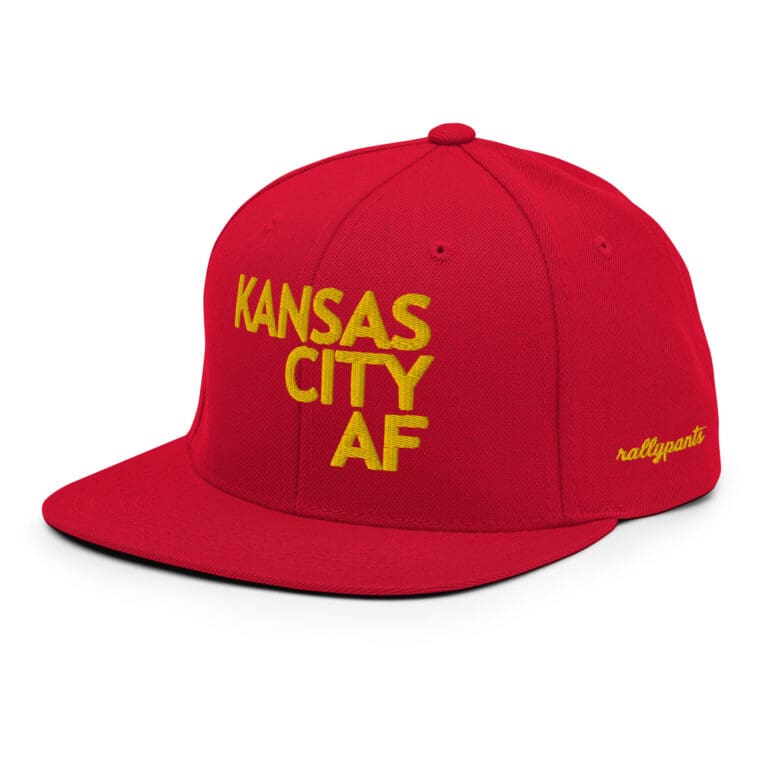 KANSAS CITY AF - always fan snapback hat red/gold - Image 3