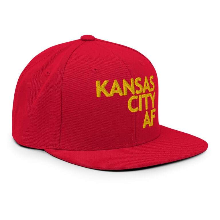 KANSAS CITY AF - always fan snapback hat red/gold - Image 5