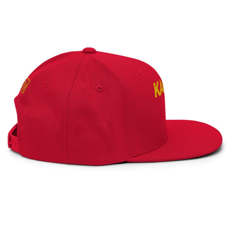 KANSAS CITY AF - always fan snapback hat red/gold - Image 6
