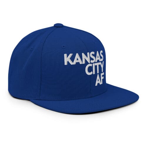 kansas city af – “as from” snapback hat royal blue/white - Image 5