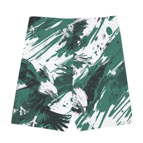 men's sleeveless vest and shorts set – philadelphia midnight green white rallyprint - Image 6