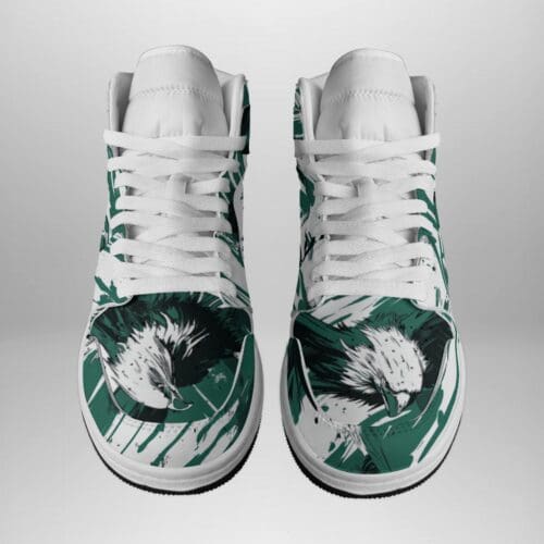 men's synthetic leather retro kicks – philadelphia midnight/green/white rallyprint