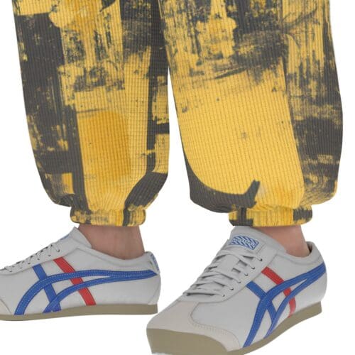 men's sweatpants - killer bees shaolin black/yellow rallyprint - Image 6