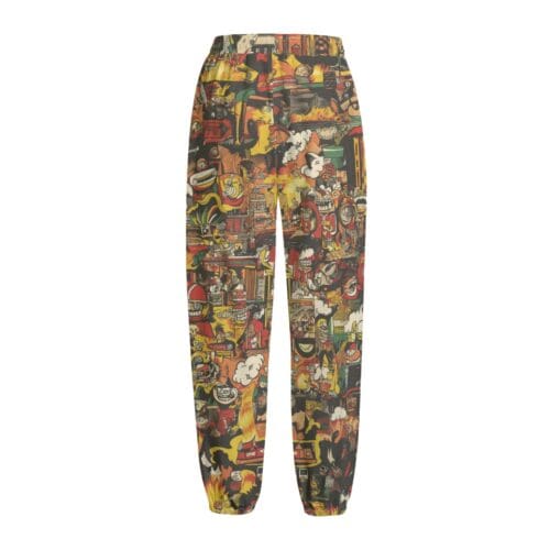 unisex fleece sweatpants - kansas city arcade fire red/gold/white rallyprint - Image 2