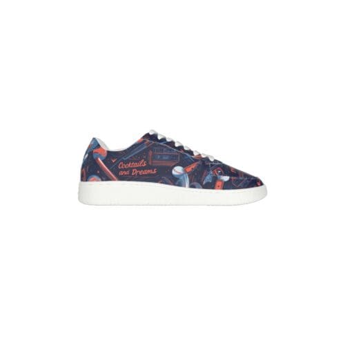 men's air force kicks – queens dreams blue/orange rallyprint - Image 2