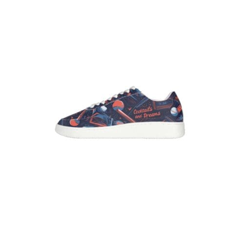 men's air force kicks – queens dreams blue/orange rallyprint - Image 4