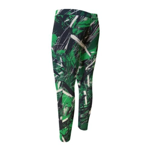 men’s compression pants – new york green/white/black rallyprint - Image 2