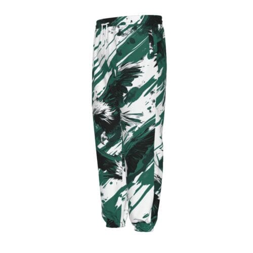 unisex textured casual pants - philadelphia midnight/green/white rallyprint - Image 4