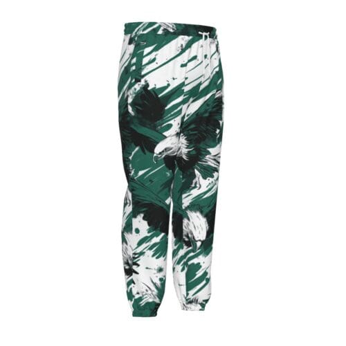 unisex textured casual pants - philadelphia midnight/green/white rallyprint - Image 2