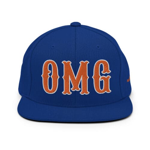 OMG - snapback rally cap