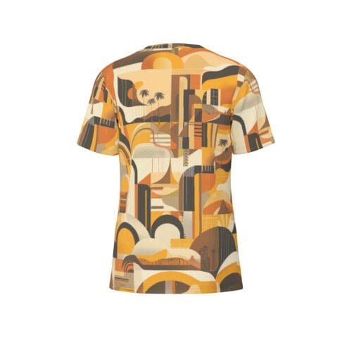 men's cotton t-shirt - san diego brown/gold rallyprint - Image 5