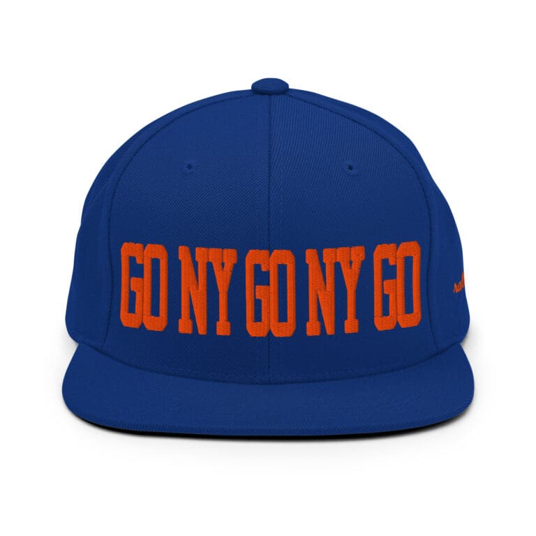 GO NY GO NY GO - snapback hat blue/orange - Image 2